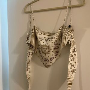 Danielle Bernstein WeWoreWhat Handkerchief Top